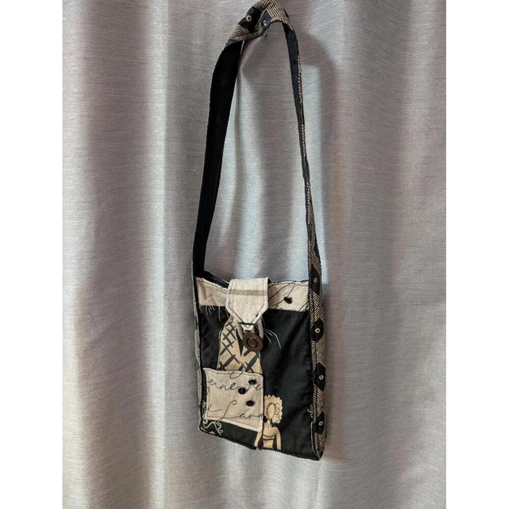 Artsy Lady Mud print Fabric Bag Purse